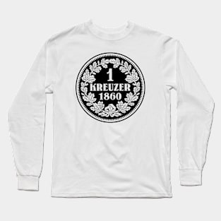 German one kreuzer coin Long Sleeve T-Shirt